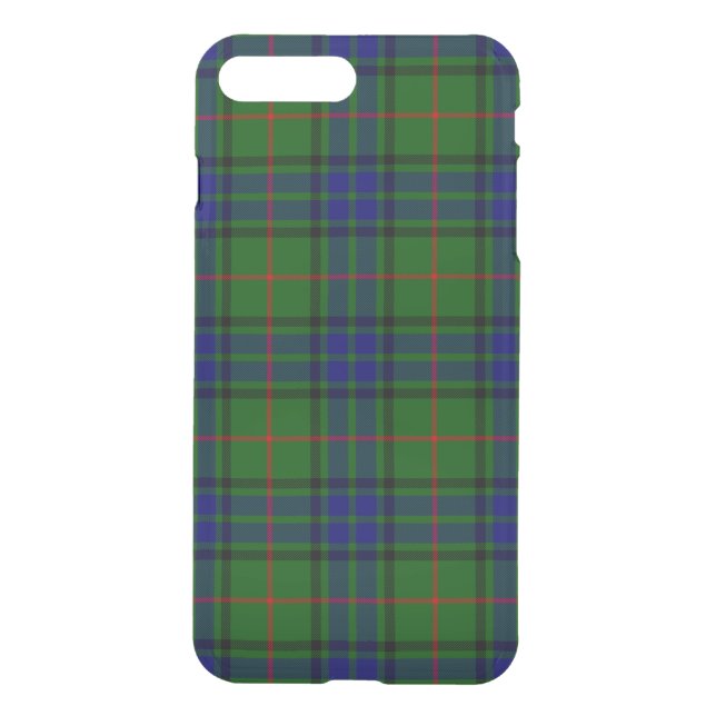 Lauder tartan blue green plaid uncommon iPhone case (Back)