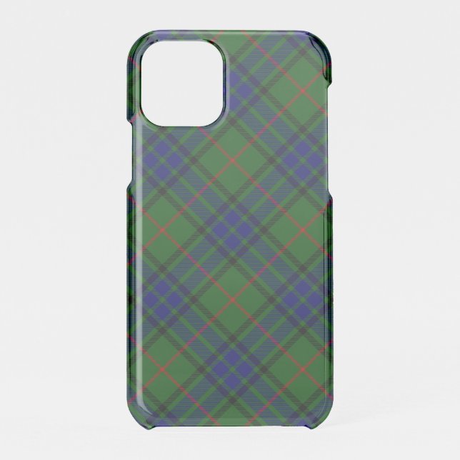 Lauder tartan blue green plaid uncommon iPhone case (Back)