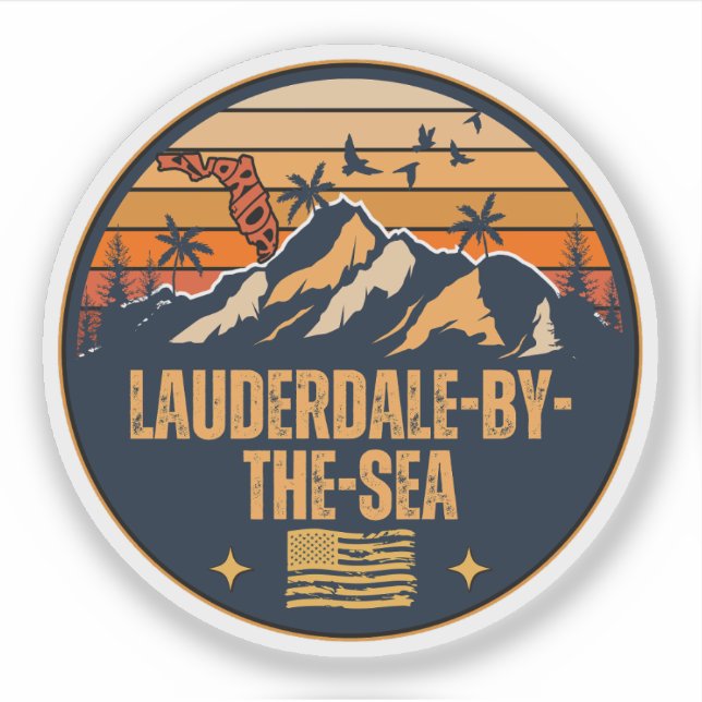 Lauderdale-by-the-Sea, Florida  Sticker (Front)