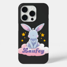 "Laufey Bunny on a Cloud with Stars - Cute Design"