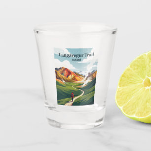 Laugavegur Trail Iceland Shot Glass