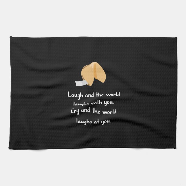 Laugh and Cry Kitchen Towel (Horizontal)