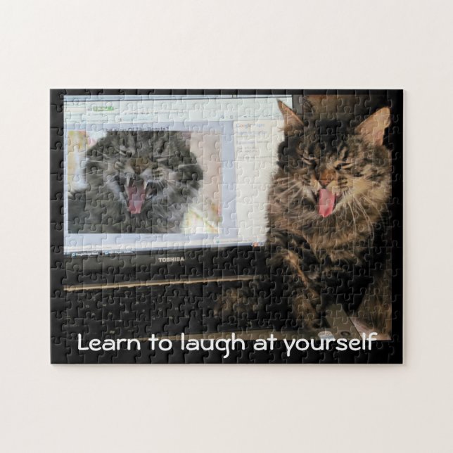 Laugh at yourself jigsaw puzzle (Horizontal)