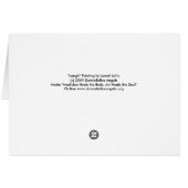 Laugh Card (Back Horizontal)