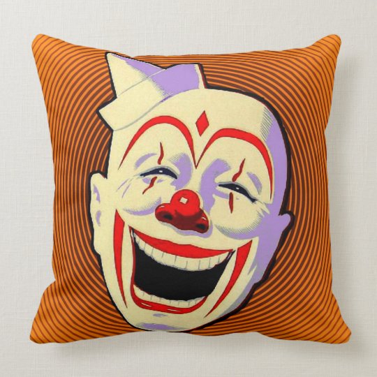 Laugh Clown Laugh Throw Pillow | Zazzle.com