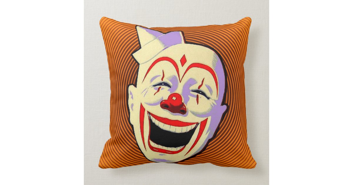 Laugh Clown Laugh Throw Pillow | Zazzle.com