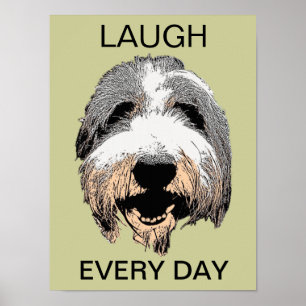Laugh Every Day Pop Art Poster