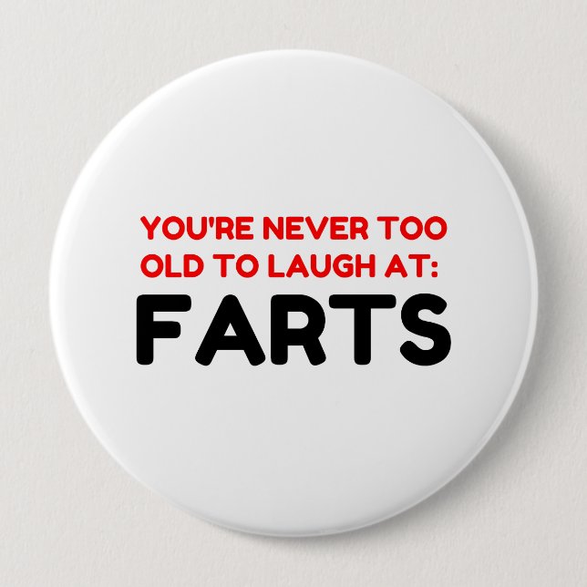 Laugh Farts Button (Front)