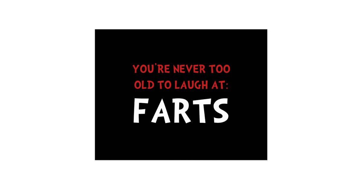 Laugh Farts Postcard | Zazzle.com