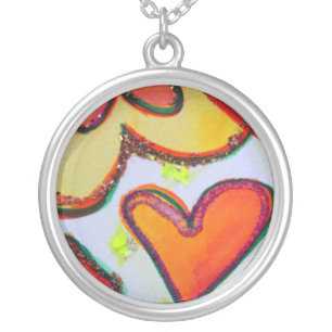Laugh Hearts Garden Necklace Jewelry Pendant