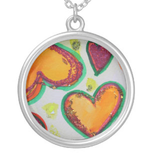 Laugh Hearts Pink Bliss Necklace Jewelry Pendant