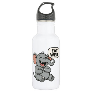 Laugh It Off! Funny Laughing Elephant Water Bottle