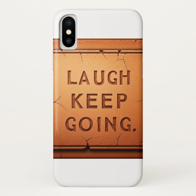 Laugh Keep Going  Case-Mate iPhone Case (Back)