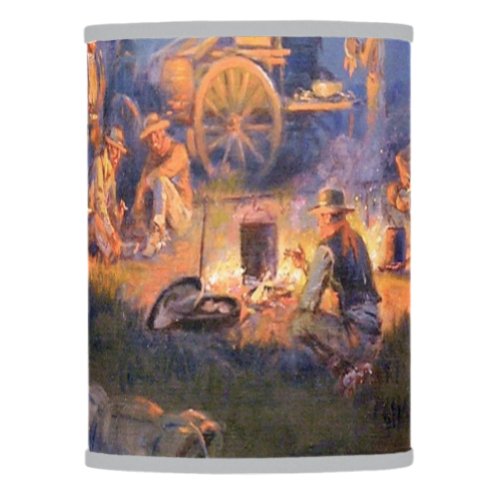 Laugh Kills Lonesome Charles Marion Russell Lamp Shade