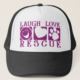 Laugh Love Rescue Trucker Hat