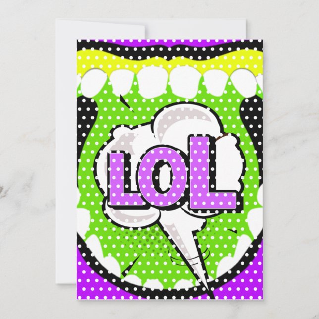 Laugh Out Loud Thank You Card (Front)