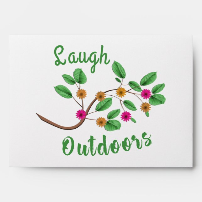 Laugh Outdoors Envelope (Front)