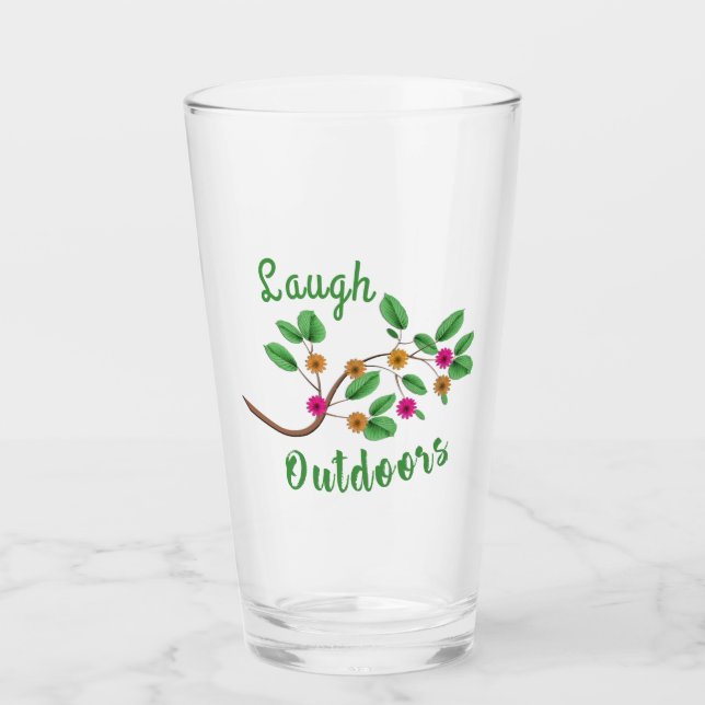 Laugh Outdoors Glass (Front)