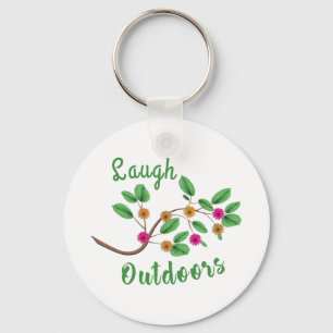 Laugh Outdoors Keychain