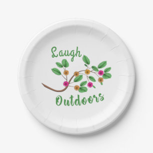 Laugh Outdoors Paper Plates