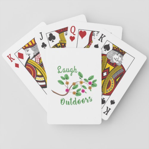Laugh Outdoors Poker Cards