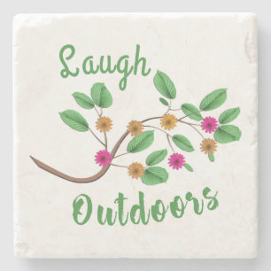 Laugh Outdoors Stone Coaster