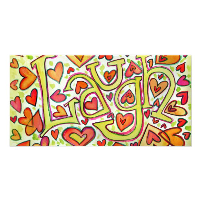 Laugh Photo Card (Front)