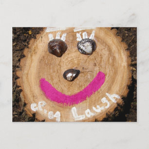 Laugh Postcard