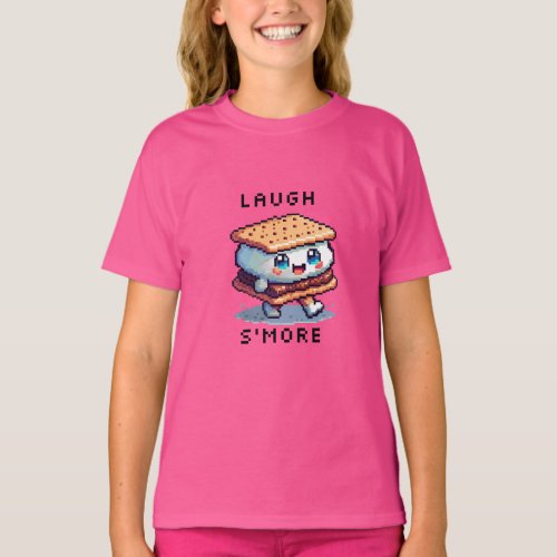 Laugh Smore  Pixel Art T_Shirt
