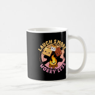 Laugh S'more Worry Less Weekend Clamping Children  Coffee Mug