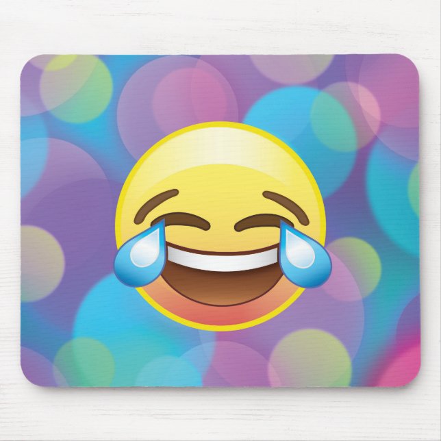 Laugh till you Cry, Tears of Happiness Emoji Pad Mouse Pad (Front)