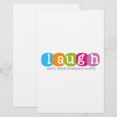 Laugh until your stomach hurts (Front/Back)