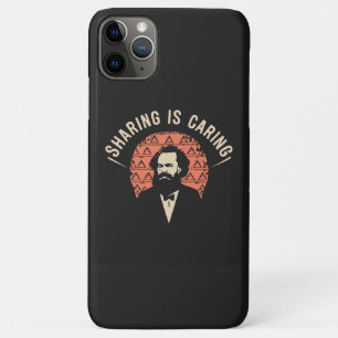 Laugh with Karl Marx Memes - Sharing Is Caring iPhone 11 Pro Max Case