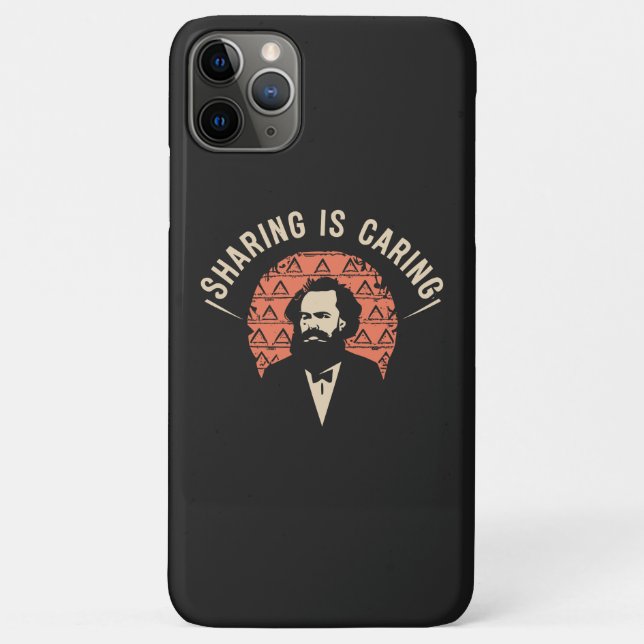 Laugh with Karl Marx Memes - Sharing Is Caring Case-Mate iPhone Case (Back)
