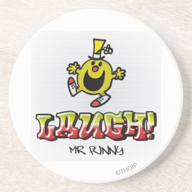 Laugh With Mr. Funny Coaster (Front)