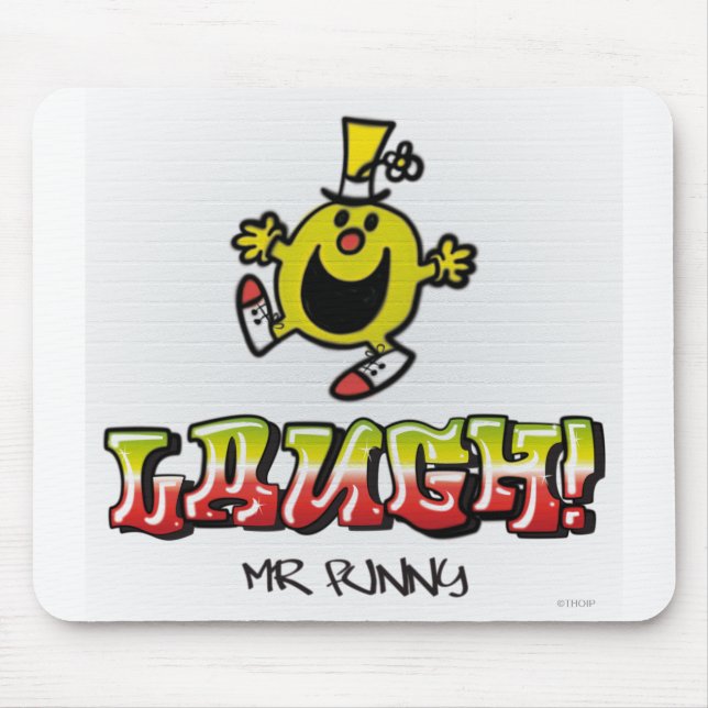 Laugh With Mr. Funny Mouse Pad (Front)