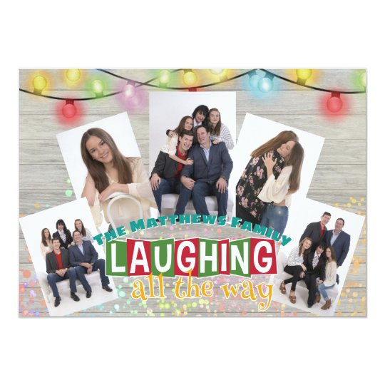 Laughing All The Way Christmas Card 