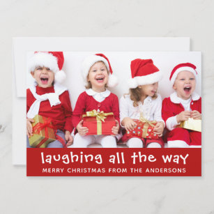 Get Laughing All The Way Christmas Card 2022 HD Images