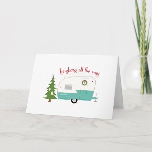 Laughing All The Way Holiday Card
