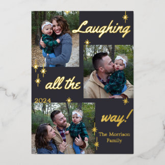 Laughing All The Way Holiday Card