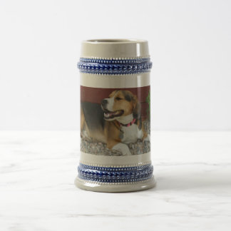 Laughing Beagle Beer Stein Coffee Mug