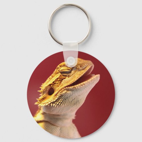 Laughing Bearded Dragon Keychain