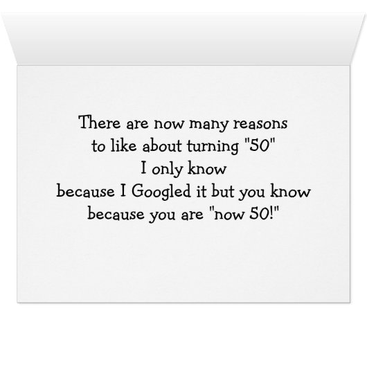 LAUGHING BECAUSE **DAUGHTER GOT DRIVER'S LICENSE** (Inside Horizontal (Bottom))