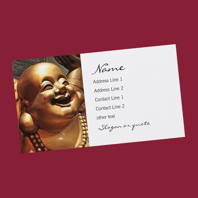 Laughing Buddha Business Card (Creator Uploaded)