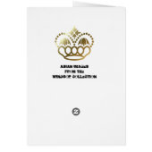 Laughing Buddha , Every good wish Cards (Back)