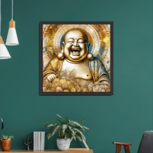 Laughing Buddha Framed Art