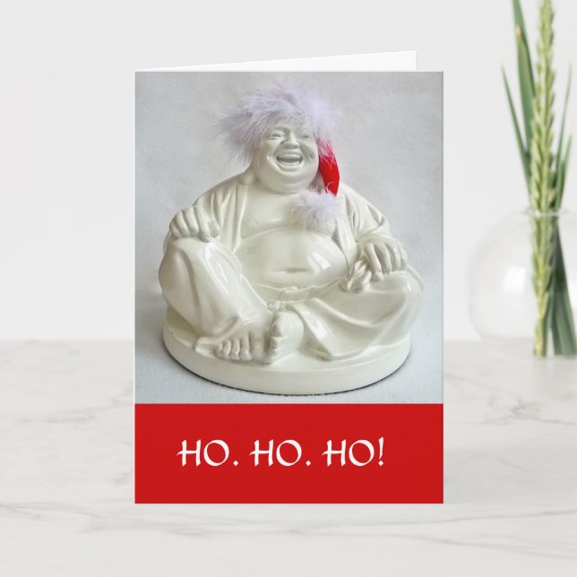 Laughing Buddha Holiday Gift Card (Front)