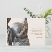 Laughing Buddha Invitation (Standing Front)
