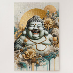 Laughing Buddha Jigsaw Puzzle
