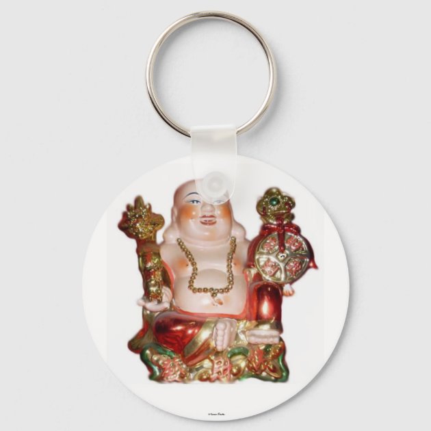 Laughing on sale buddha keychain